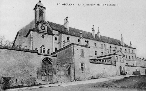 Ornans - Le Monastère de la Visitation, vers 1900. © Région Bourgogne-Franche-Comté, Inventaire du patrimoine