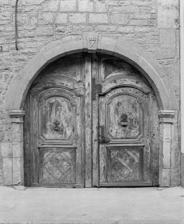 Façade antérieure : portail. © Région Bourgogne-Franche-Comté, Inventaire du patrimoine