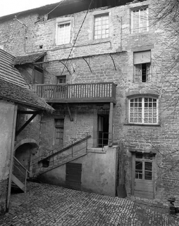 Maison 20 rue Saint-Laurent : élévation sur cour. © Région Bourgogne-Franche-Comté, Inventaire du patrimoine
