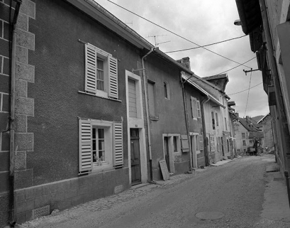 Maisons 14 à 15 rue des Martinets : vue générale. © Région Bourgogne-Franche-Comté, Inventaire du patrimoine