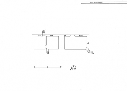 Plan des caves. © Région Bourgogne-Franche-Comté, Inventaire du patrimoine Plan des caves. © Région Bourgogne-Franche-Comté, Inventaire du patrimoine