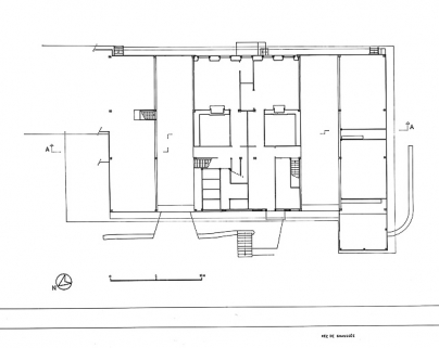 Plan au niveau du grenier. © Région Bourgogne-Franche-Comté, Inventaire du patrimoine Plan au niveau du grenier. © Région Bourgogne-Franche-Comté, Inventaire du patrimoine