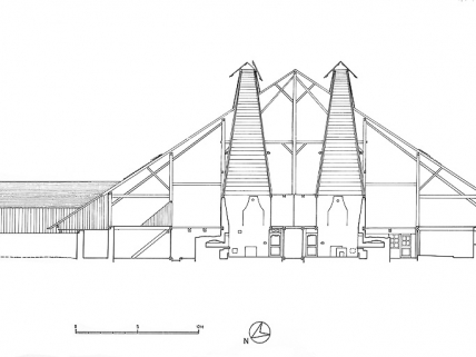 Coupe transversale. © Région Bourgogne-Franche-Comté, Inventaire du patrimoine Coupe transversale. © Région Bourgogne-Franche-Comté, Inventaire du patrimoine