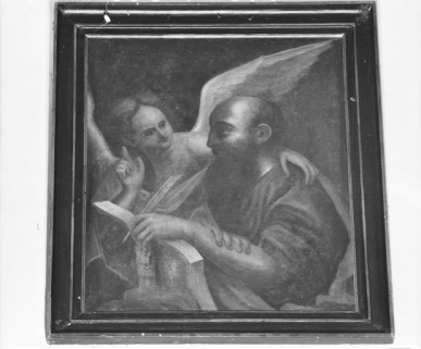 Vue du tableau représentant saint Matthieu. © Région Bourgogne-Franche-Comté, Inventaire du patrimoine