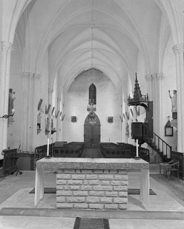 Intérieur : nef vue depuis le choeur. © Région Bourgogne-Franche-Comté, Inventaire du patrimoine