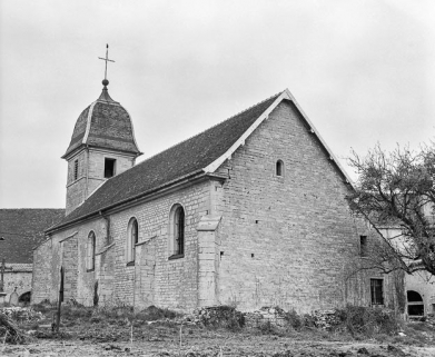 Façades postérieure et latérale droite. © Région Bourgogne-Franche-Comté, Inventaire du patrimoine