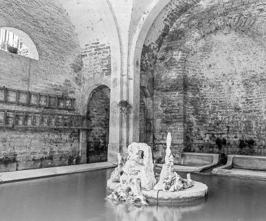 Intérieur : le lavoir. © Région Bourgogne-Franche-Comté, Inventaire du patrimoine