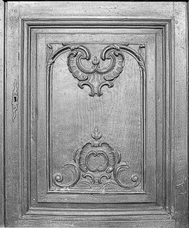 Détail : portillon du premier confessionnal gauche. © Région Bourgogne-Franche-Comté, Inventaire du patrimoine