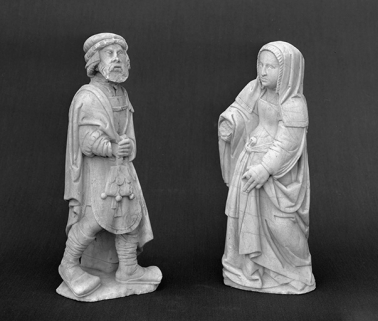 Détail : Saint-Joachim et Sainte-Anne. © Région Bourgogne-Franche-Comté, Inventaire du patrimoine