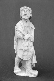 Détail : Saint-Joachim, de trois quarts droit. © Région Bourgogne-Franche-Comté, Inventaire du patrimoine