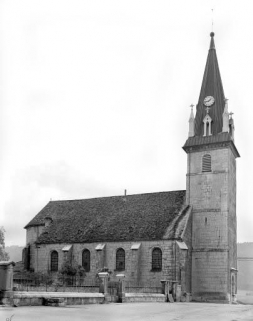 Façade laérale gauche. © Région Bourgogne-Franche-Comté, Inventaire du patrimoine