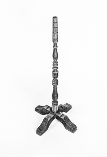 Porte-quenouille. Collection particulière : Louis Girard. © Région Bourgogne-Franche-Comté, Inventaire du patrimoine