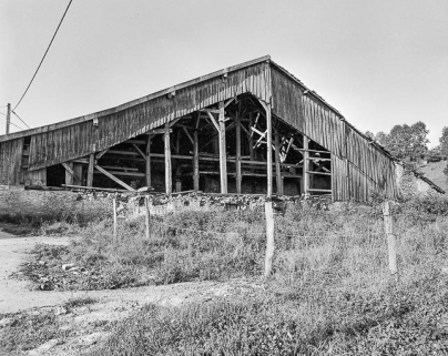 Ferme : facade postérieure (?). © Région Bourgogne-Franche-Comté, Inventaire du patrimoine