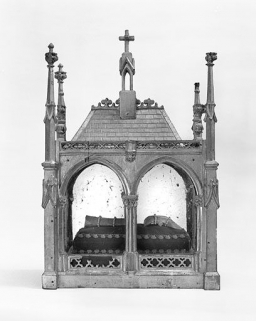 Vue de face d'une des châsses. © Région Bourgogne-Franche-Comté, Inventaire du patrimoine