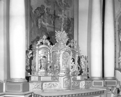 Tabernacle vu de trois quarts droit. © Région Bourgogne-Franche-Comté, Inventaire du patrimoine