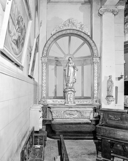 Vue de l'autel-retable latéral gauche. © Région Bourgogne-Franche-Comté, Inventaire du patrimoine