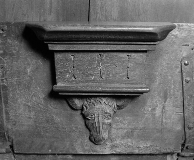 Détail : miséricorde côté nord n° 2. © Région Bourgogne-Franche-Comté, Inventaire du patrimoine