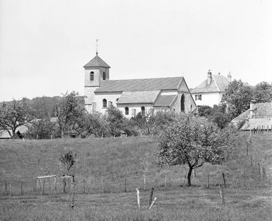 Face latérale droite et chevet. © Région Bourgogne-Franche-Comté, Inventaire du patrimoine