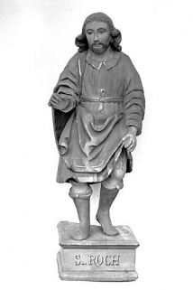 Saint Roch vu de face. © Région Bourgogne-Franche-Comté, Inventaire du patrimoine