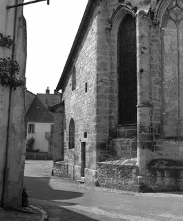 Le chevet vu de trois quarts gauche. © Région Bourgogne-Franche-Comté, Inventaire du patrimoine