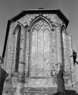 Le chevet : la baie médiane. © Région Bourgogne-Franche-Comté, Inventaire du patrimoine