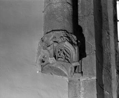 Intérieur : culot situé dans le choeur. © Région Bourgogne-Franche-Comté, Inventaire du patrimoine