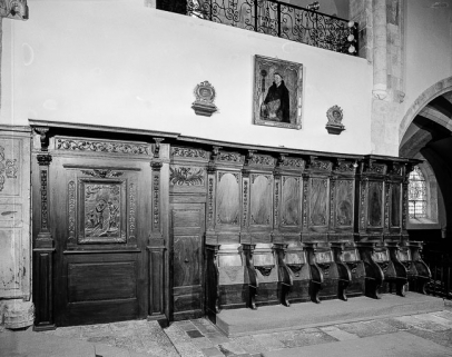 Vue d'ensemble côté sud en direction de la nef. © Région Bourgogne-Franche-Comté, Inventaire du patrimoine