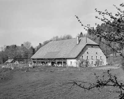 Façades antérieure et latérale gauche. © Région Bourgogne-Franche-Comté, Inventaire du patrimoine
