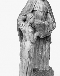 Groupe : éducation de la Vierge, de profil droit. © Région Bourgogne-Franche-Comté, Inventaire du patrimoine