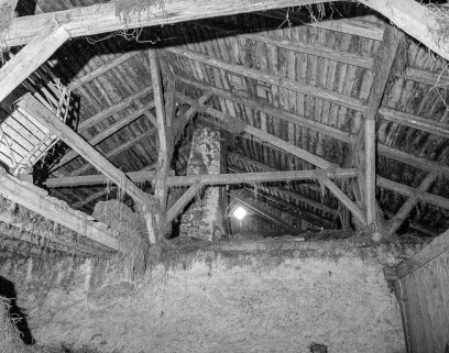 Charpente : vue d'ensemble. © Région Bourgogne-Franche-Comté, Inventaire du Patrimoine