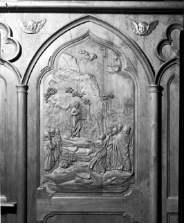 Bas-relief : Moïse. © Région Bourgogne-Franche-Comté, Inventaire du patrimoine