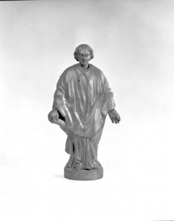 Détail, statuette : saint Ferjeux, vu de face. © Région Bourgogne-Franche-Comté, Inventaire du patrimoine