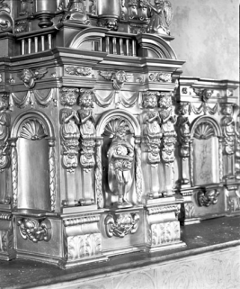 Tabernacle vu de trois quarts droit. © Région Bourgogne-Franche-Comté, Inventaire du patrimoine