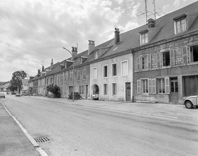 La Grande Rue du n° 24 au n° 34 © Région Bourgogne-Franche-Comté, Inventaire du patrimoine