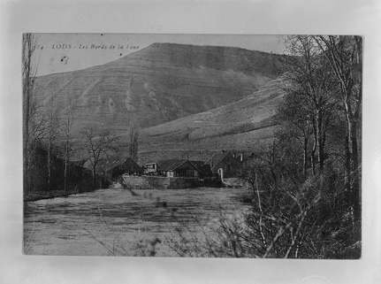 Lods - Les bords de la Loue, vers 1890. © Région Bourgogne-Franche-Comté, Inventaire du patrimoine Lods - Les bords de la Loue, vers 1890. © Région Bourgogne-Franche-Comté, Inventaire du patrimoine