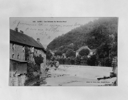 Lods - Les Ecluses du Moulin Neuf, 1ère moitié 20e siècle. © Région Bourgogne-Franche-Comté, Inventaire du patrimoine Lods - Les Ecluses du Moulin Neuf, 1ère moitié 20e siècle. © Région Bourgogne-Franche-Comté, Inventaire du patrimoine