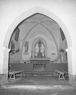 Intérieur : choeur vu depuis la nef. © Région Bourgogne-Franche-Comté, Inventaire du patrimoine