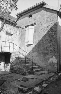 Ferme cadastrée 1958 C3 878 : façade sur jardin. © Région Bourgogne-Franche-Comté, Inventaire du patrimoine