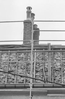 Détail : réfection de la toiture. © Région Bourgogne-Franche-Comté, Inventaire du patrimoine