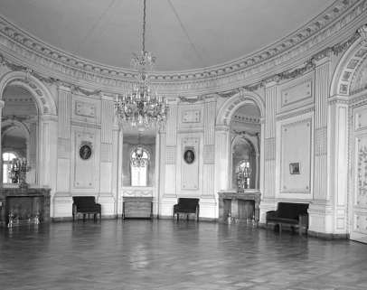 Salon de la rotonde. © Région Bourgogne-Franche-Comté, Inventaire du Patrimoine