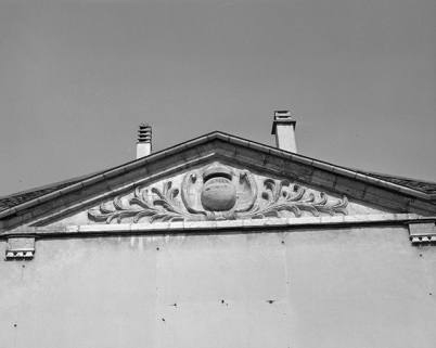 Fronton de pignon sur rue. © Région Bourgogne-Franche-Comté, Inventaire du patrimoine