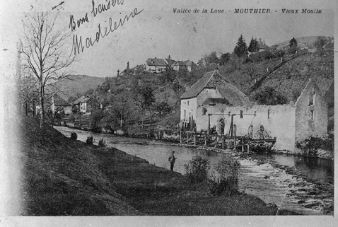 Vallée de la Loue.- Mouthier.- Vieux Moulin, entre 1881 et 1903. © Région Bourgogne-Franche-Comté, Inventaire du patrimoine