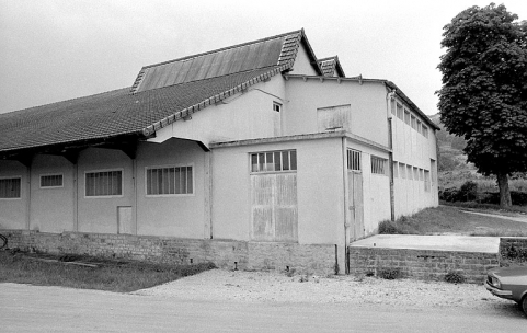Extrémité ouest de l'atelier de fabrication. © Région Bourgogne-Franche-Comté, Inventaire du patrimoine Extrémité ouest de l'atelier de fabrication. © Région Bourgogne-Franche-Comté, Inventaire du patrimoine