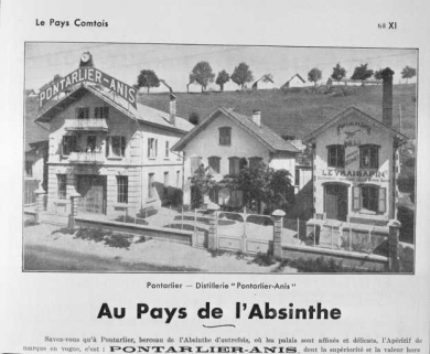 Pontarlier - Distillerie Pontarlier-Anis, 1935. © Région Bourgogne-Franche-Comté, Inventaire du patrimoine