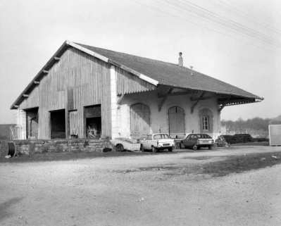 L'Hôpital-du-Grosbois : la gare de marchandises. © Région Bourgogne-Franche-Comté, Inventaire du patrimoine