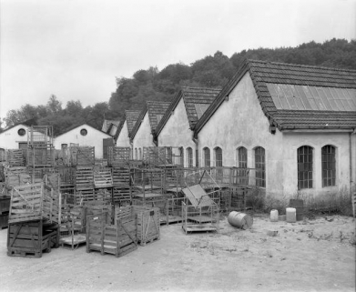 Pignons de l'atelier d'outillage en 1981. © Région Bourgogne-Franche-Comté, Inventaire du patrimoine