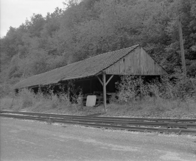 Magasin industriel en 1981. © Région Bourgogne-Franche-Comté, Inventaire du patrimoine