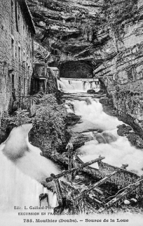 EXCURSION EN FRANCHE-COMTE; 786. Mouthier (Doubs). - Sources de la Loue. © Région Bourgogne-Franche-Comté, Inventaire du patrimoine