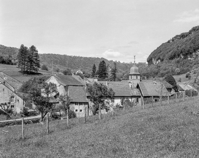 Vue d'une partie du village. © Région Bourgogne-Franche-Comté, Inventaire du patrimoine