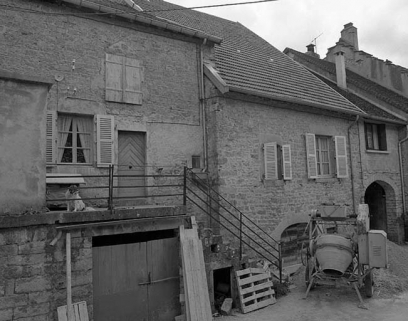 Façade sur l'impasse du quart d'Amont. © Région Bourgogne-Franche-Comté, Inventaire du patrimoine